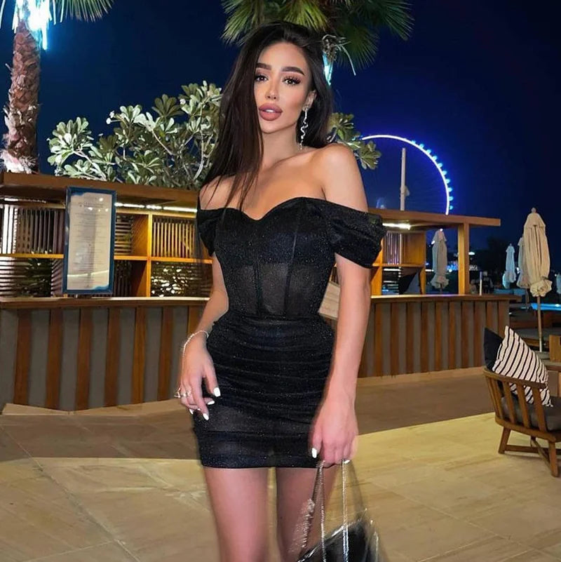 REMY | SPARKLE MINI DRESS